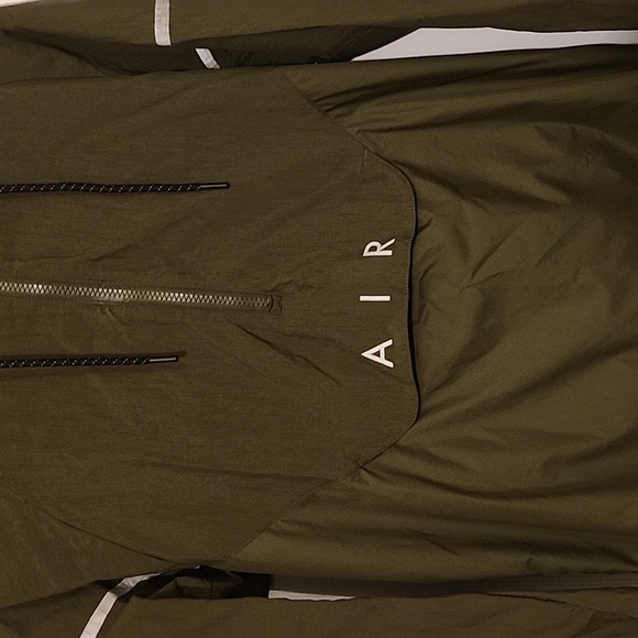 Nike Mens Air Max 97 Anorak Windbreaker Jacket Sz Small Pullover Hooded Black - Picture 2 of 4